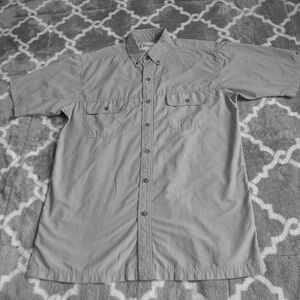 World Wide Sportsman Shirt Men’s Brown Short Sleeve Button Down Size Medium